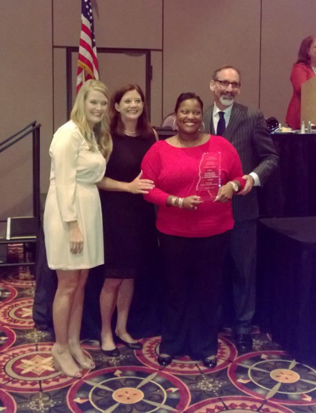 Tonja Ray-Smith, Executive Director of the Yazoo County CVB, accepted the award alongside Rochelle Hicks, Executive Director of Mississippi Tourism Association, Lyn Fortenbery, President of the Mississippi Tourism Association, and Malcolm White, Executive Director of Mississippi Development Authority-Tourism.