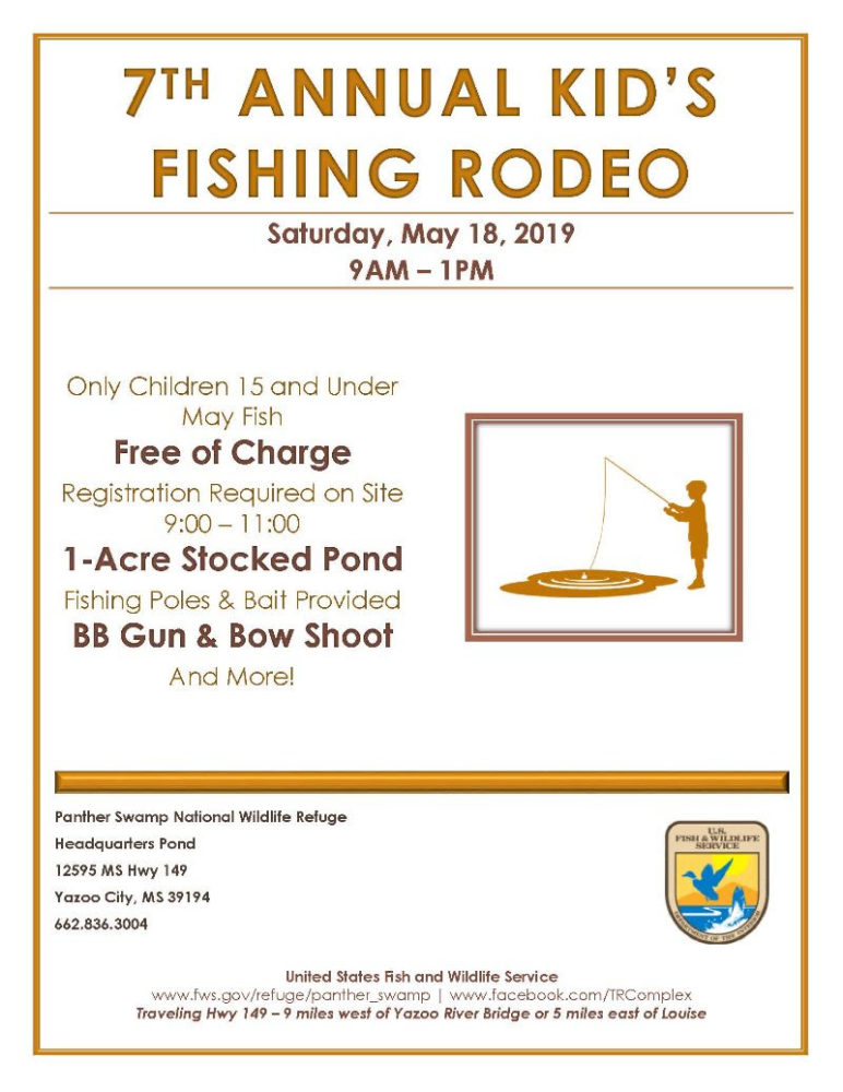 Kids Fishing Rodeo flyer web | Visit Yazoo County, Mississippi