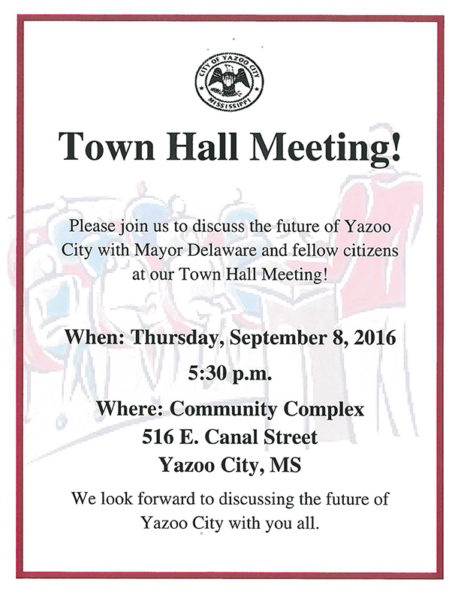 Yazoo city Town Hall Sept 2016w